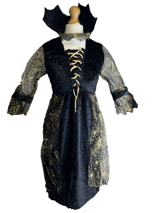 Halloween Spiderella Girls Fancy Dress Costume 4-11 Years Available