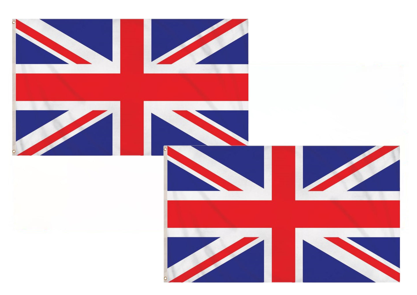 Union Jack Flag 3ft x 2ft - 2 Pack