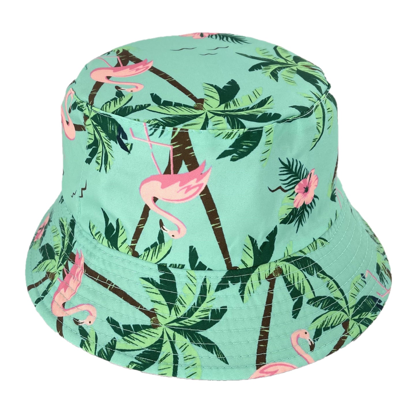 Ladies Reversible Bucket Hat Festival Fun Summer Sun Hat - Various Designs