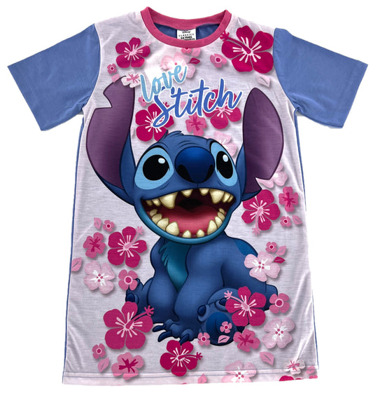 Disney Lilo & Stitch Girl’ Nightie Nightdress 5-12 Year