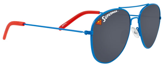 Superman Blue Pilot Style Kids' Sunglasses - 100% UV Protection