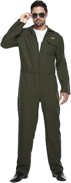 Adult Aviator Fancy Dress Costume (One Size)