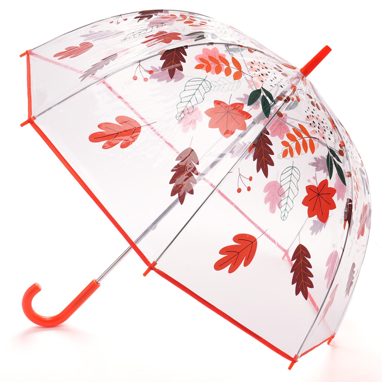 Ladies Transparent Dome Stick Umbrella - 3 Stylish Designs