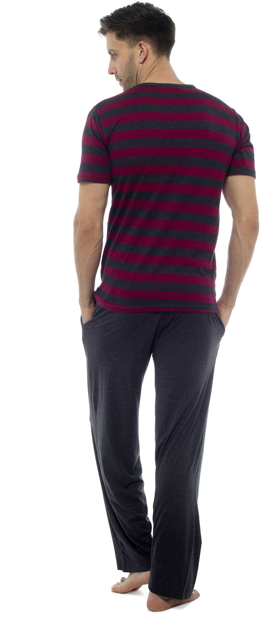 Tom Franks Striped Men's Two Piece Pyjama Set