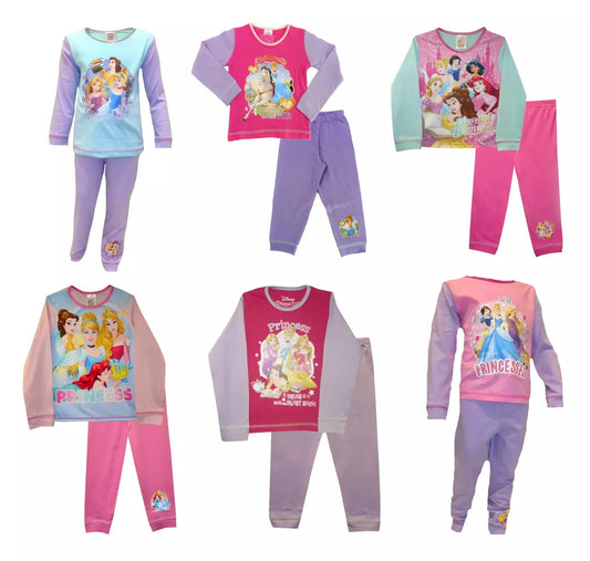Disney Princess Girls' Pyjamas Toddler Cotton PJs 1-5 Years Stocking Filler Gift