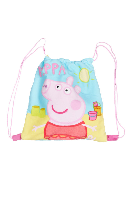 Peppa Pig Beach Towel & Pull String Bag