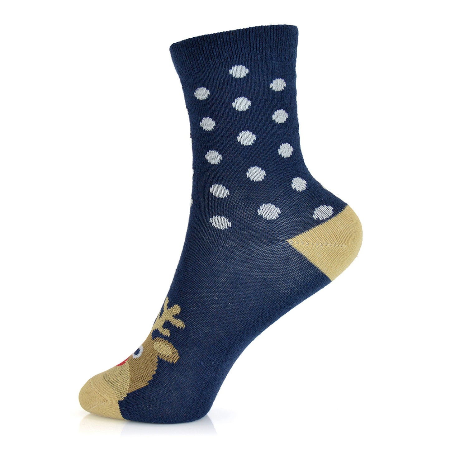 Christmas Children's Socks 6 Pack Patterned Cotton Rich