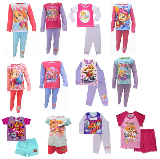 Paw Patrol Toddler Girl’s Cotton Pyjamas, 1-5 Years, Stocking Filler Gift Idea