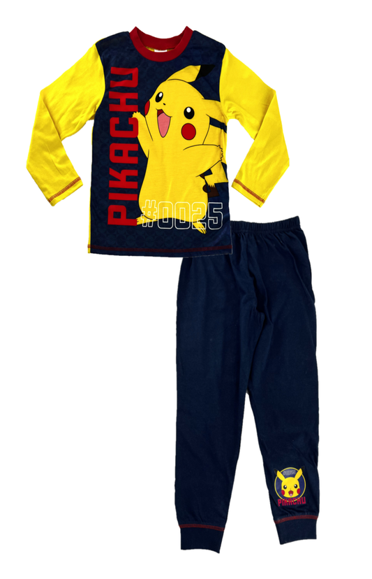 Pokémon Boys Pyjamas 5-12 Years "Smiling Pikachu"