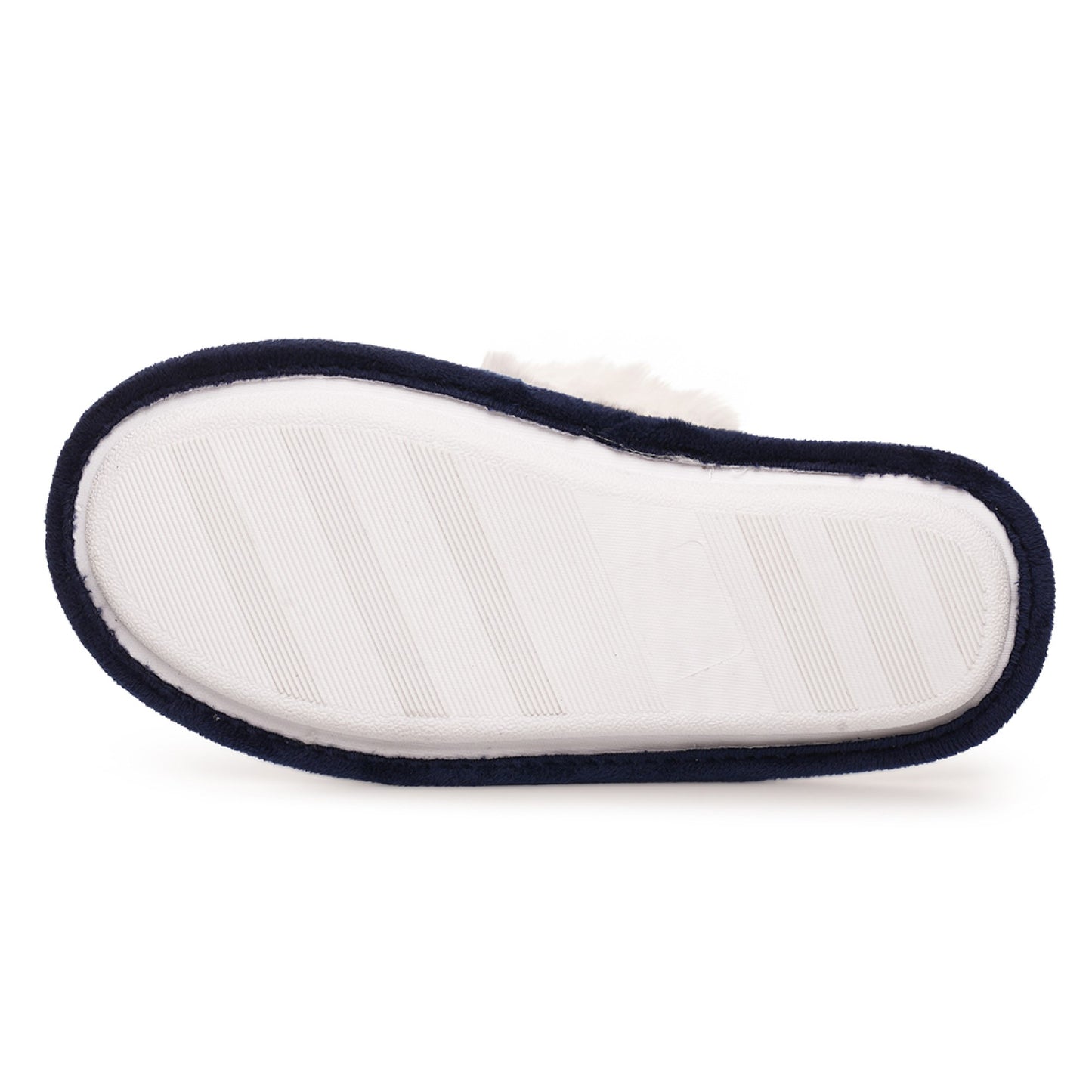 Ladies Pet Design Plush Mule Slip On Slippers with Faux Fur Lining - Dog or Cat