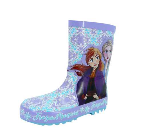 Disney Frozen II Anna and Elsa Girls Wellies Wellington Boots Rain Boots