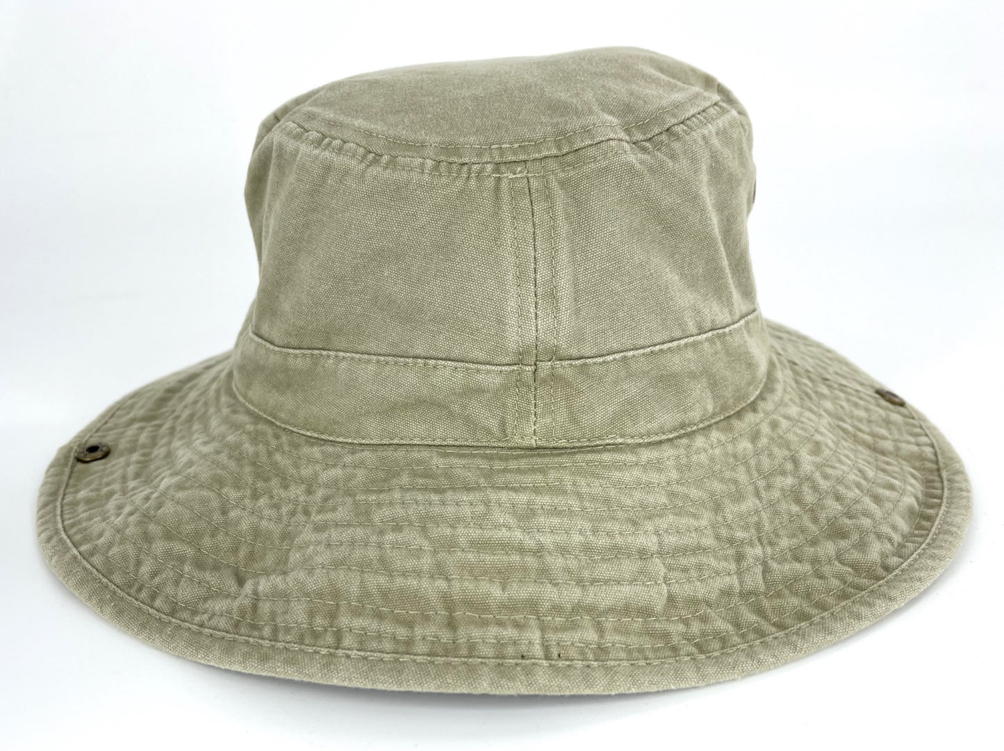 Men's Safari Hat Stonewashed Cotton Cowboy Aussie Outback Wide-Brimmed Sun Hat