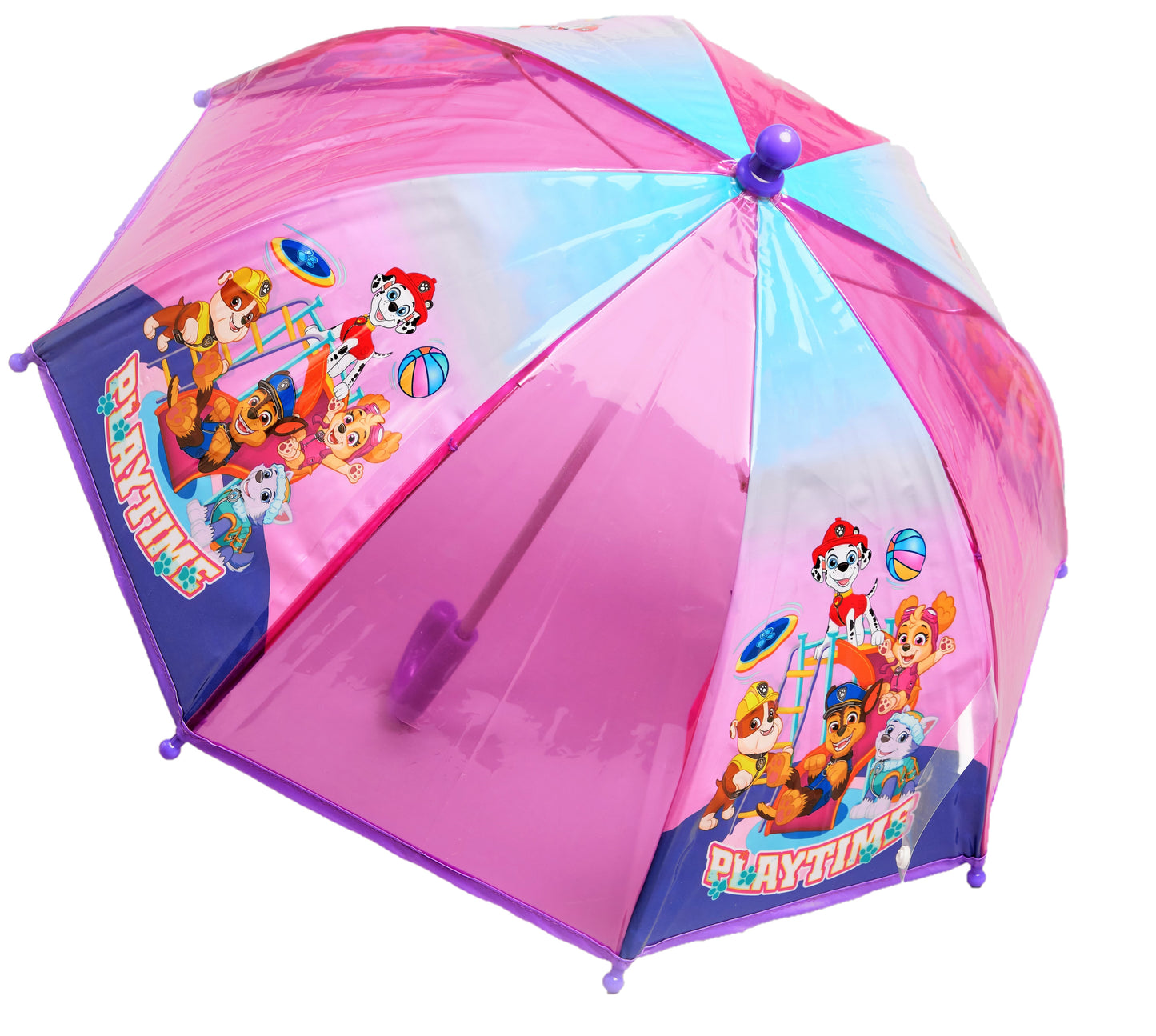 Paw Patrol Girl's Plastic Rain Umbrella "Playtime"