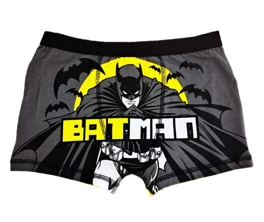 Batman Logo Boys Boxer Trunks Stretch Cotton Jersey Underpants Age 7-8 Years