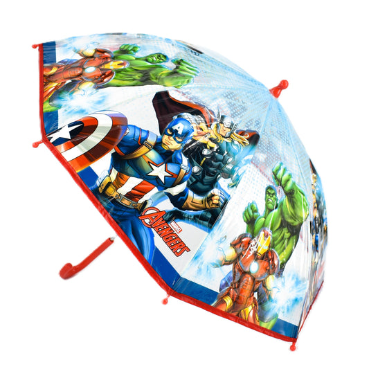 Marvel Avengers Boys Kids Dome Umbrella - Hulk Iron Man Thor Captain America