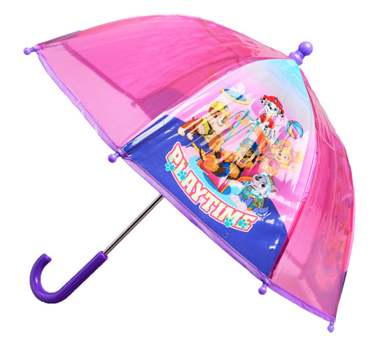 Paw Patrol Girl's Plastic Rain Umbrella "Playtime"