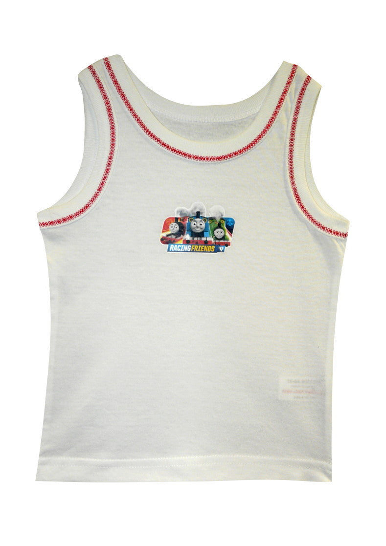 Thomas the Tank Engine 2 Pack Boys 100% Cotton Vests