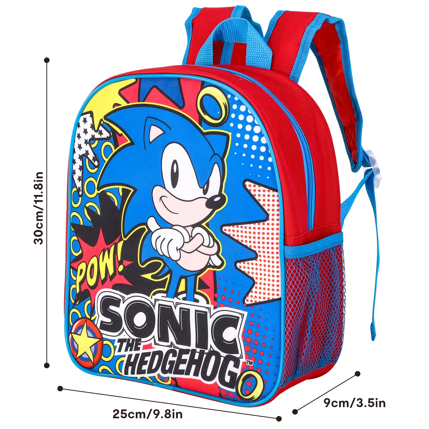 Sonic the Hedgehog Backpack, Boys, Girls, School-Bag, Holidays