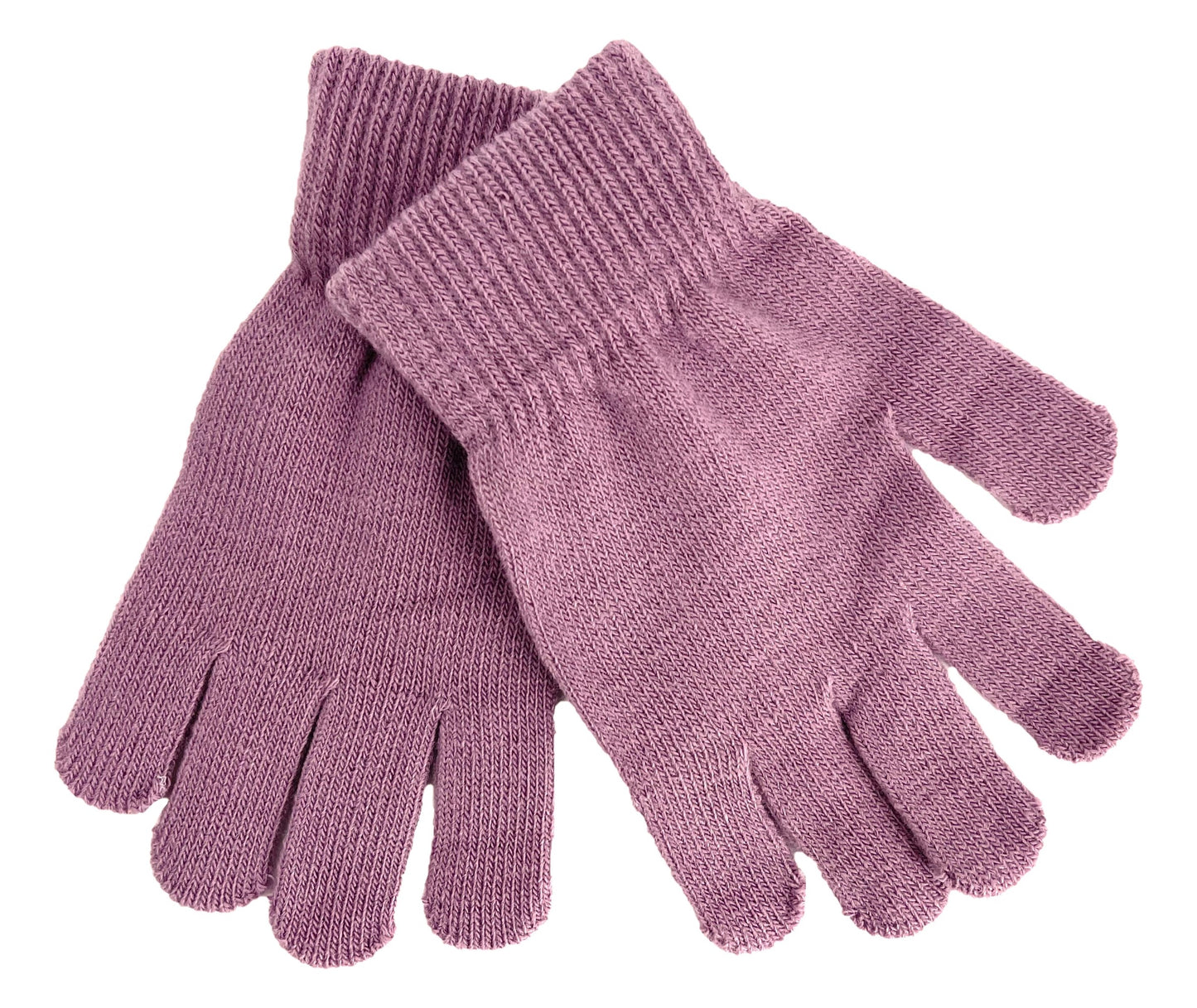 2 Pairs Ladies Thermal Stretch Magic Gloves - Various Colours