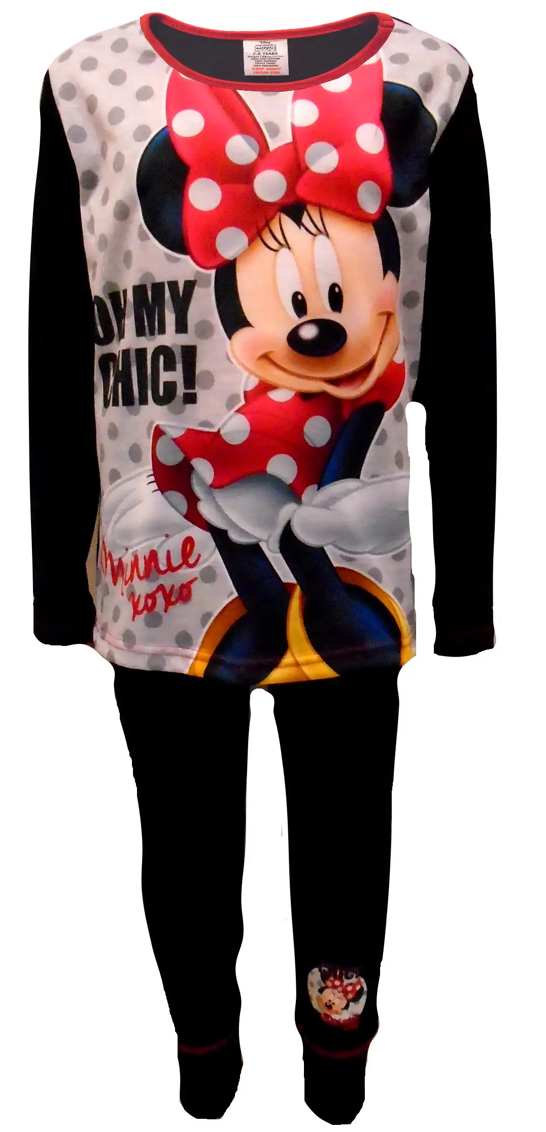 Disney Minnie Mouse Girl's Pyjamas, 18 Months to 12 Years, PJ, Lounge Pants