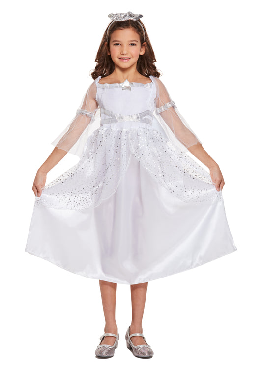 Christmas Angel Girl's Nativity Fancy Dress Costume
