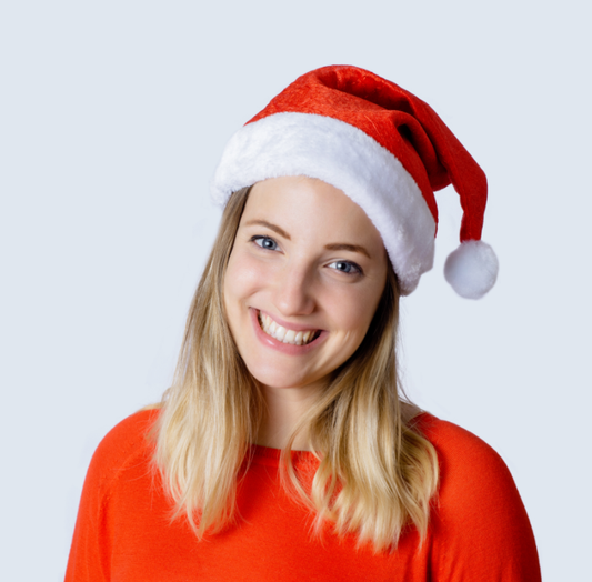 Father Christmas Hat Deluxe Santa Claus Xmas Party, Choose 1, 3, 5,10