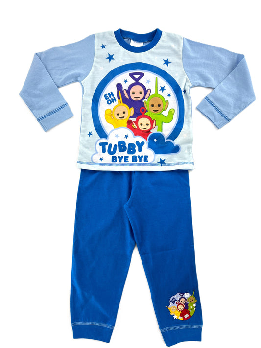 Teletubbies Children’s Pyjamas “Tubby Bye Bye” PJ Set Ages 12 Months to 4 Years