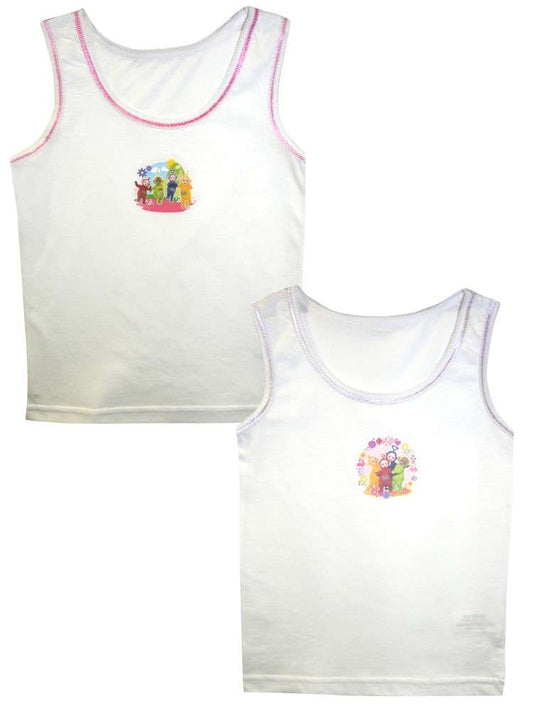 Teletubbies Girls 2pk Sleeveless Vests