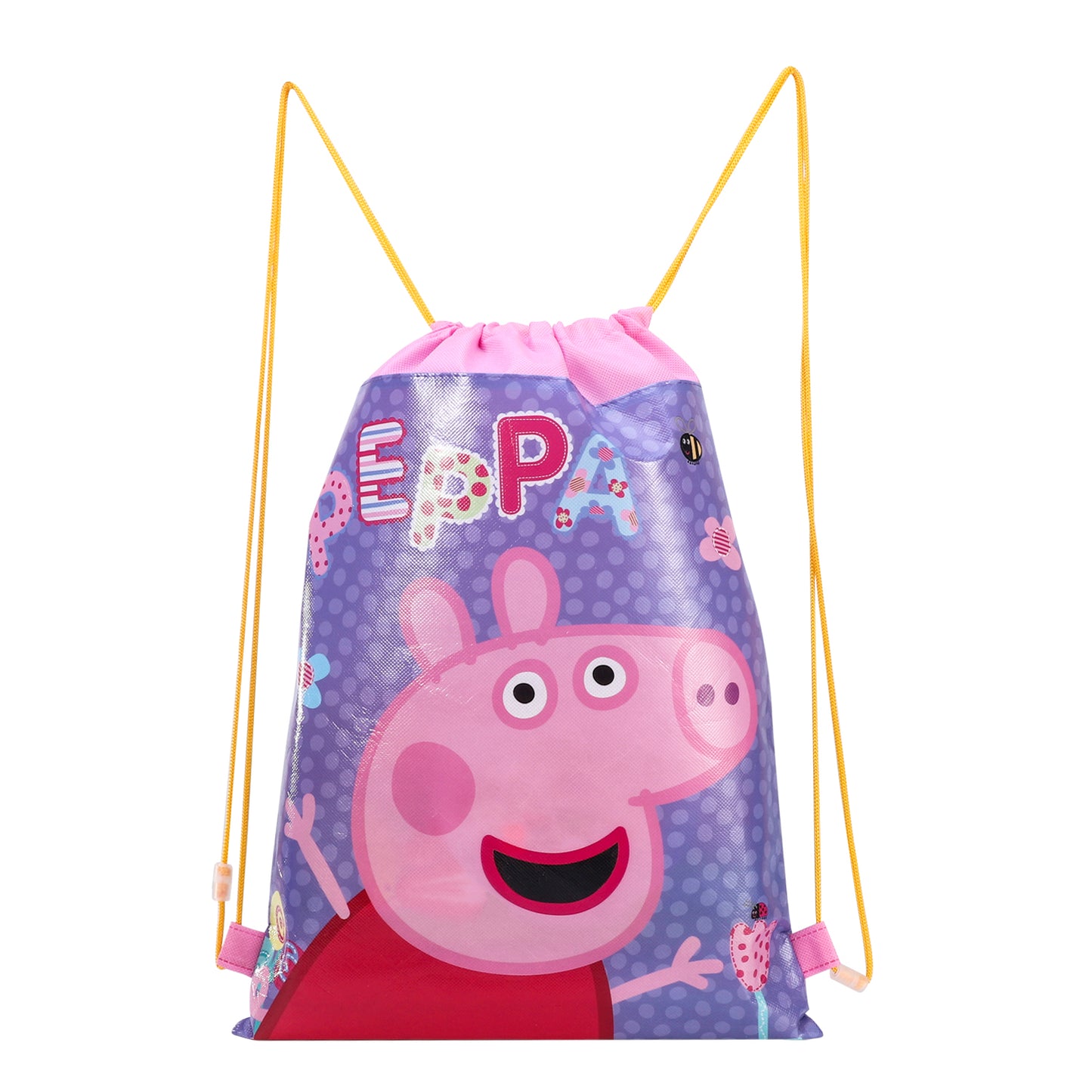 Peppa Drawstring PE Bag Ideal for Swimming, PE, Holidays