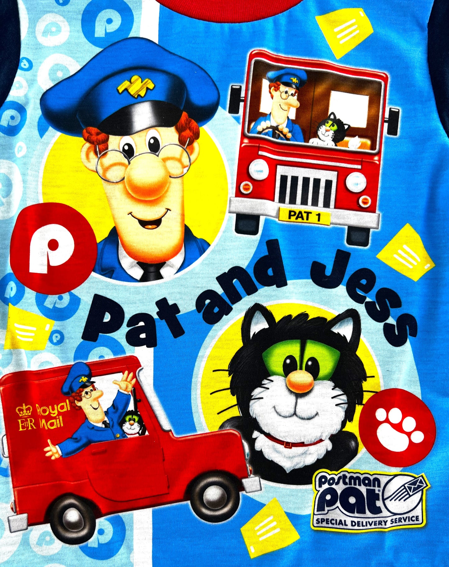Postman Pat Boys Pyjamas Pat & Jess 1-5 Years, Long Sleeved Arms & Legs
