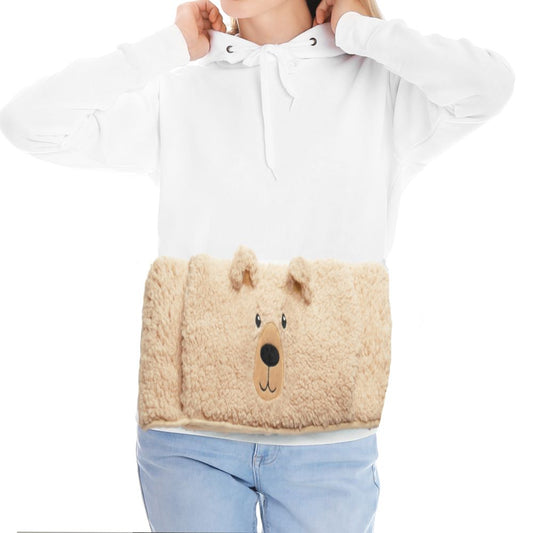 Fleece Waist Wrap Hot Water Bottle & Cover 1lt Choose Grey, or Brown Bear