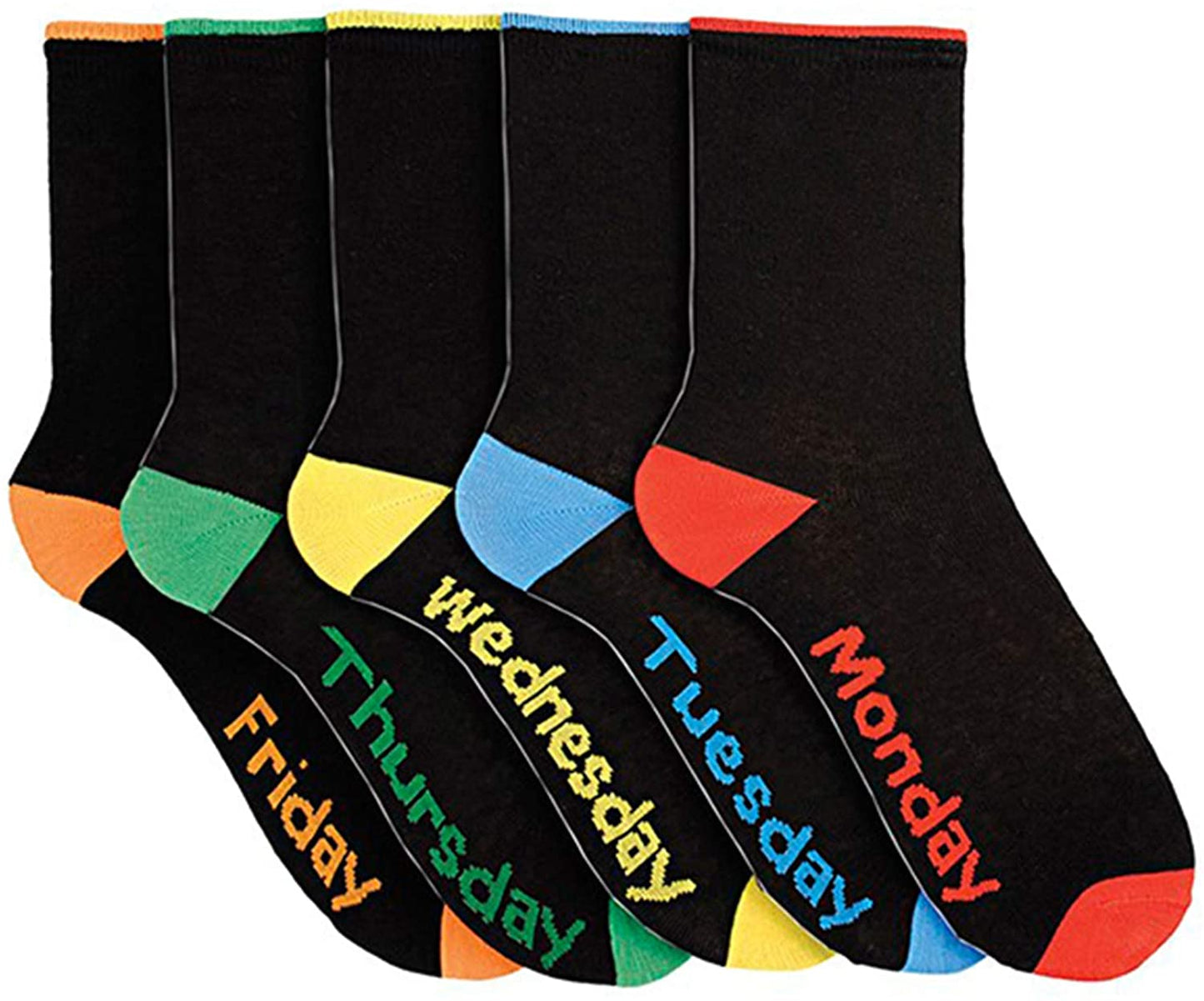 Men's 5 Pack Days of the Week Socks - UK 7-11
