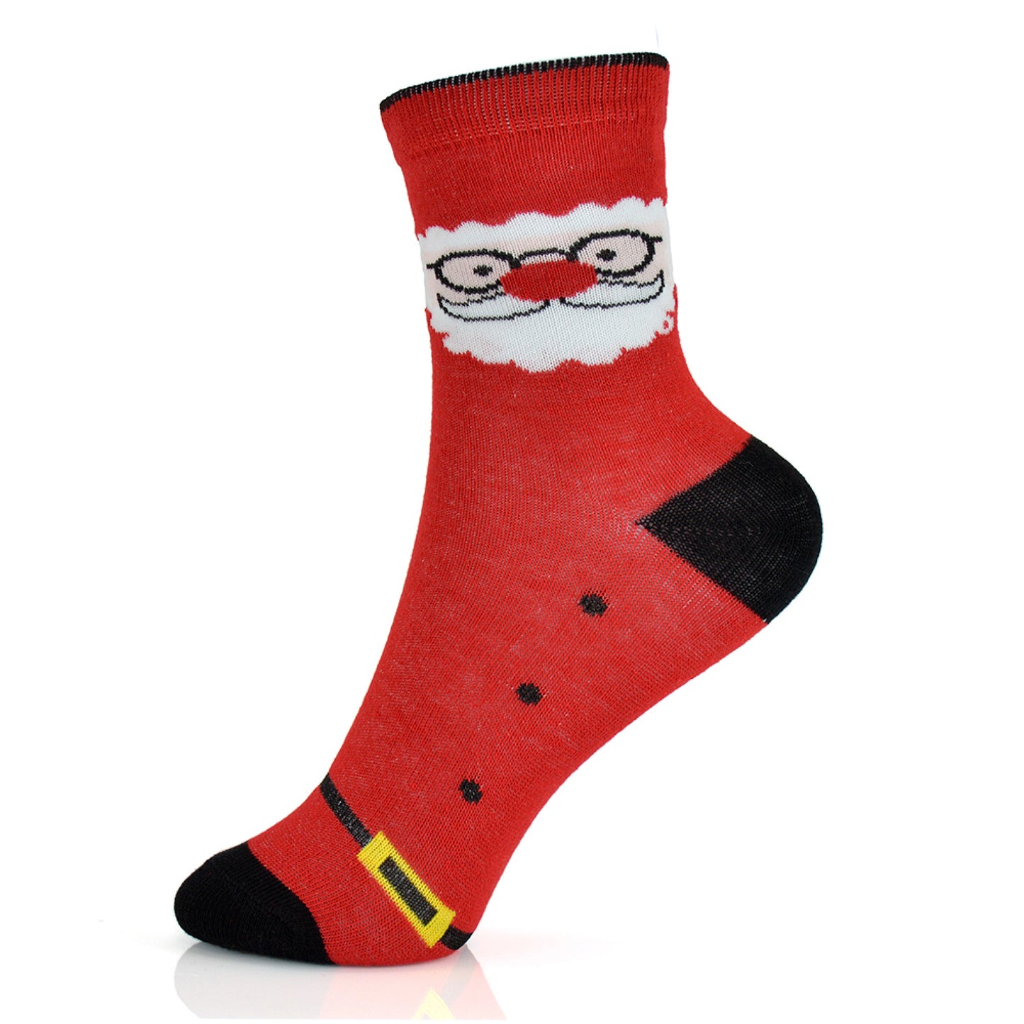 Christmas Children's Socks 6 Pack Patterned Cotton Rich