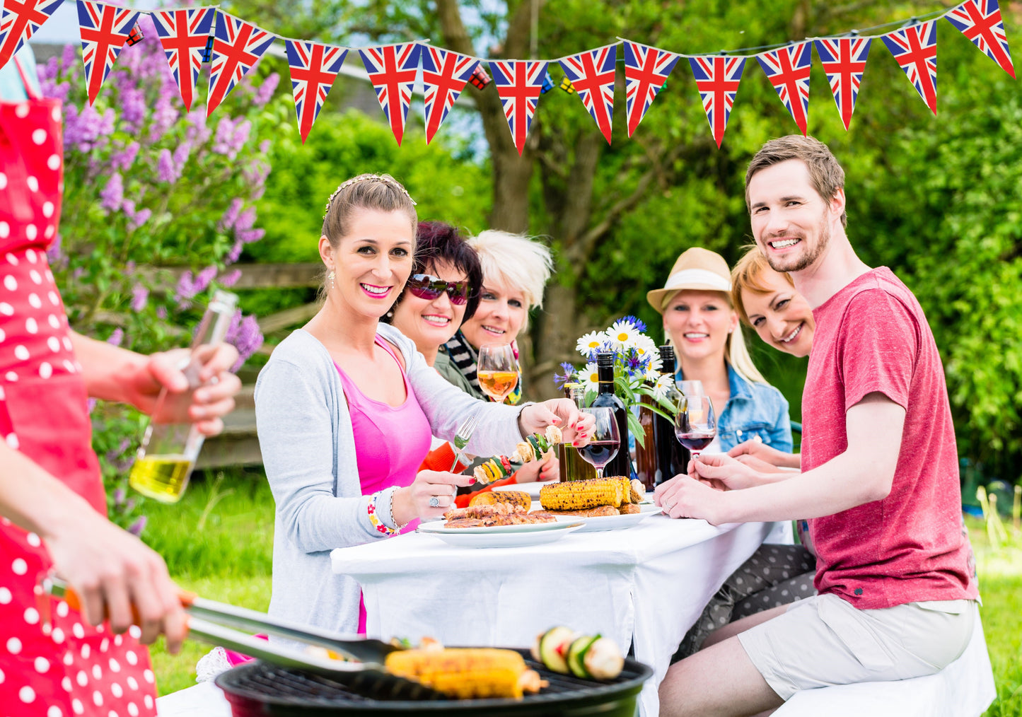 2 Pack Union Jack Triangle Bunting (14 Meters)