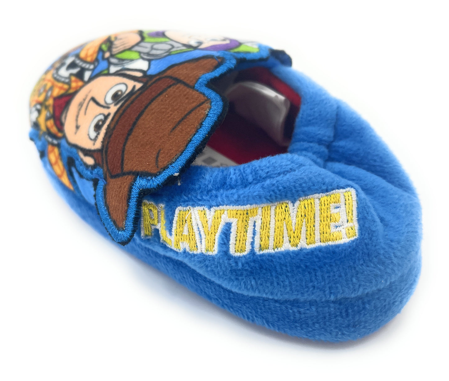 Toy Story Buzz Lightyear & Woody Boys Elasticated Back Slippers