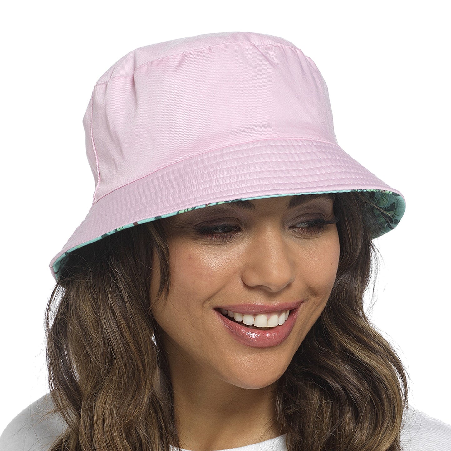 Ladies Reversible Bucket Hat Festival Fun Summer Sun Hat - Various Designs