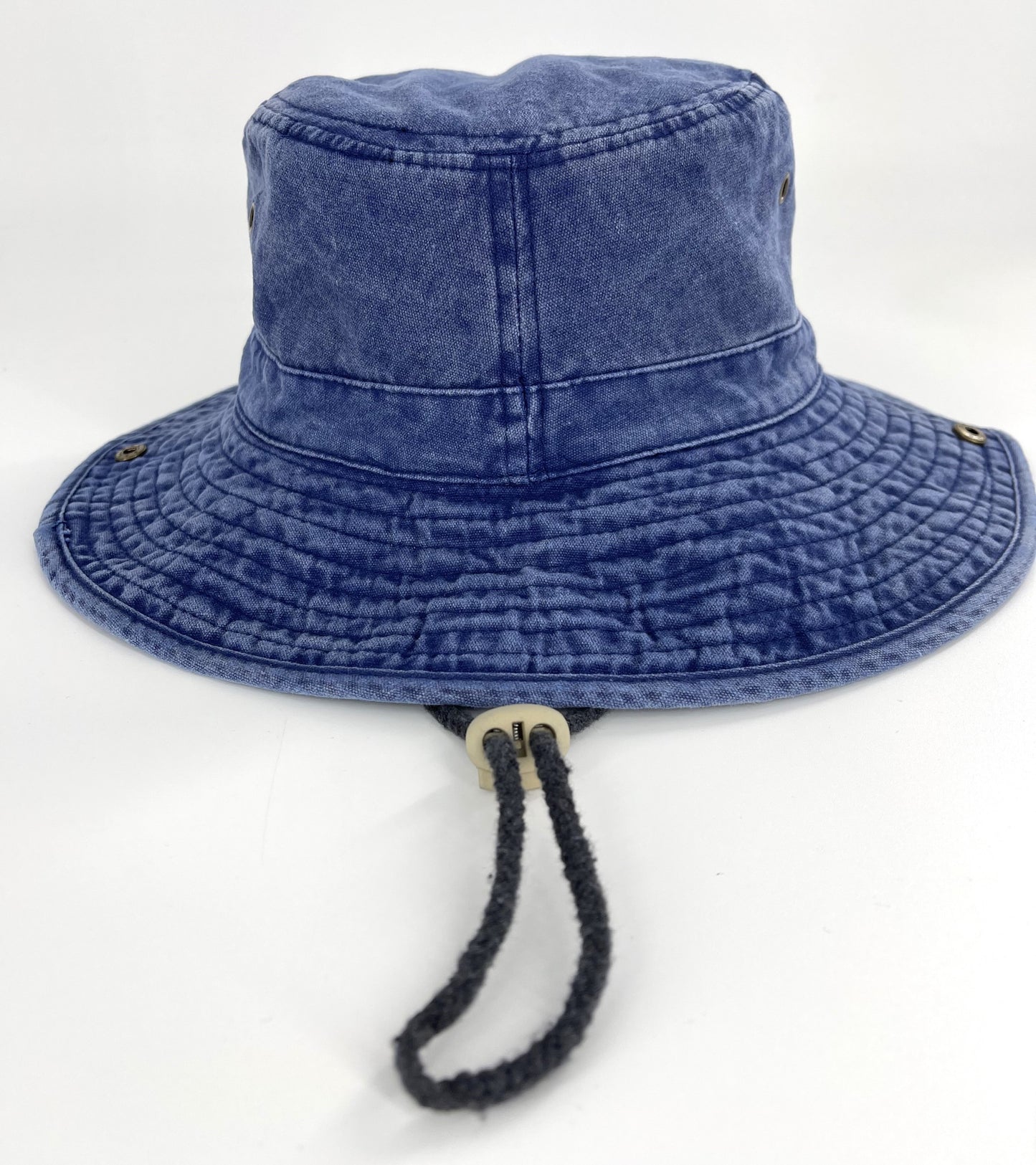 Men's Safari Hat Stonewashed Cotton Cowboy Aussie Outback Wide-Brimmed Sun Hat