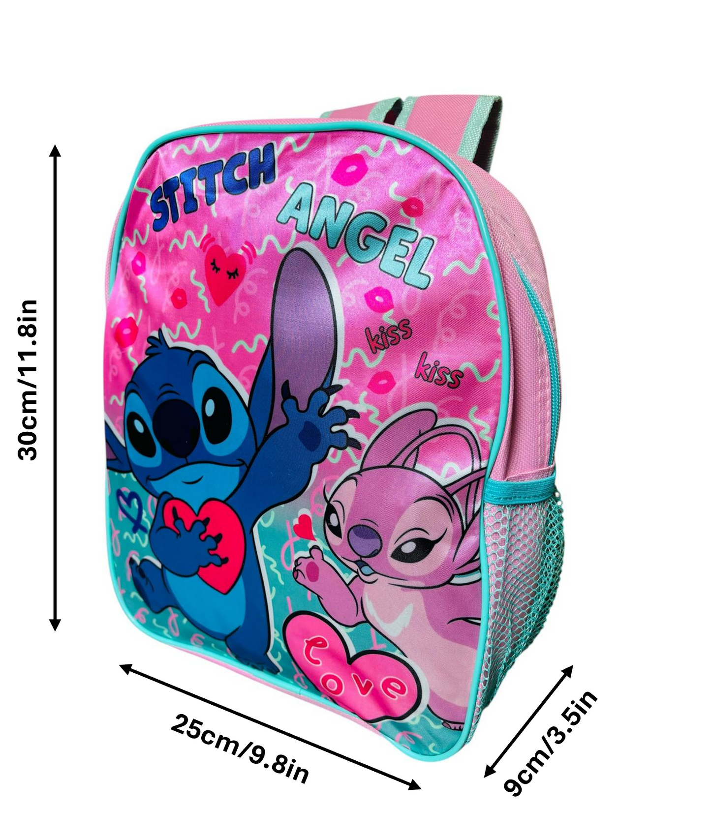 Stitch Backpack Kids Pink School Bag Children's Girls Nursery Rucksack