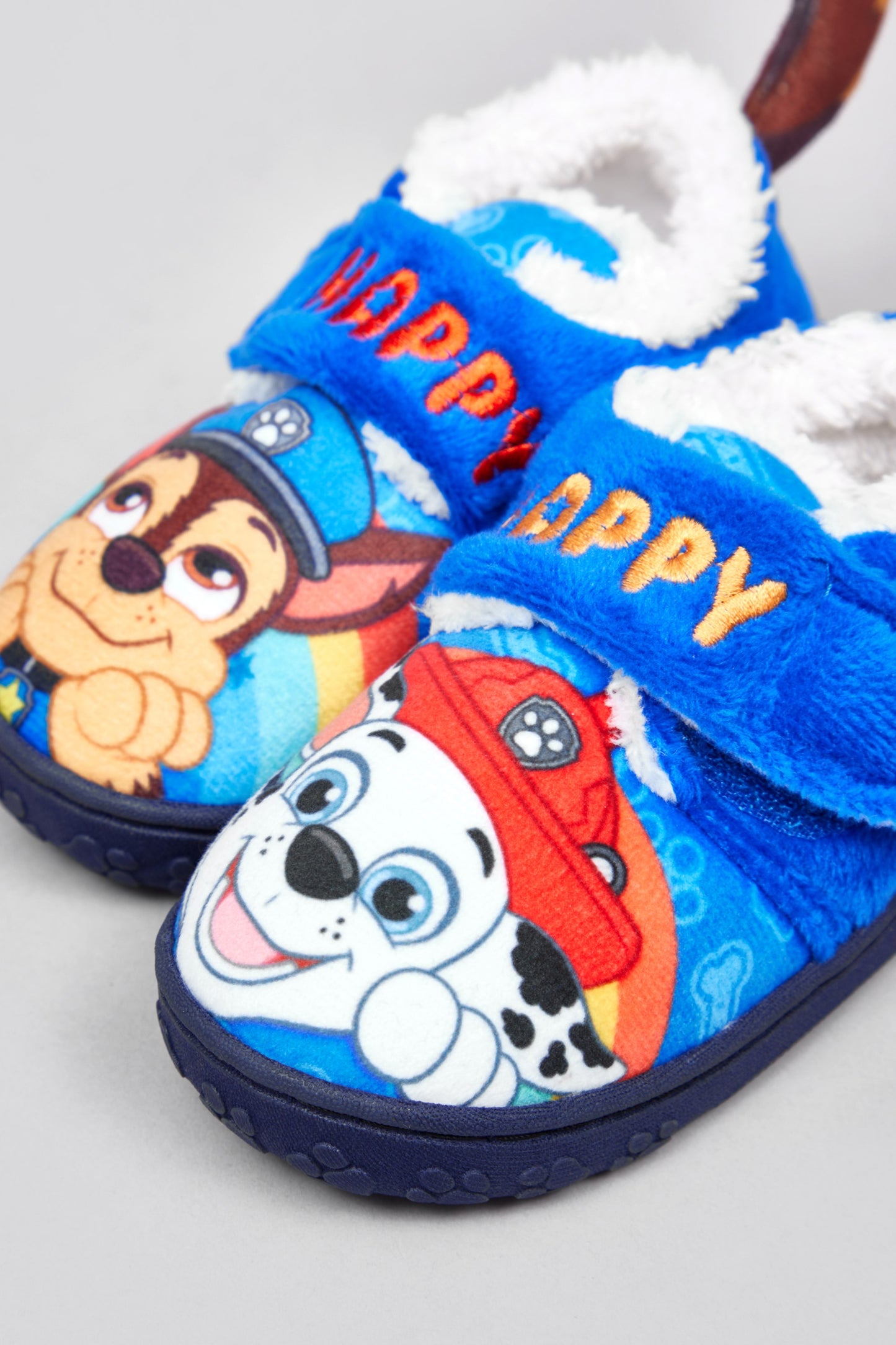 Paw Patrol Chase & Marshall Boys Slippers - UK Child 6