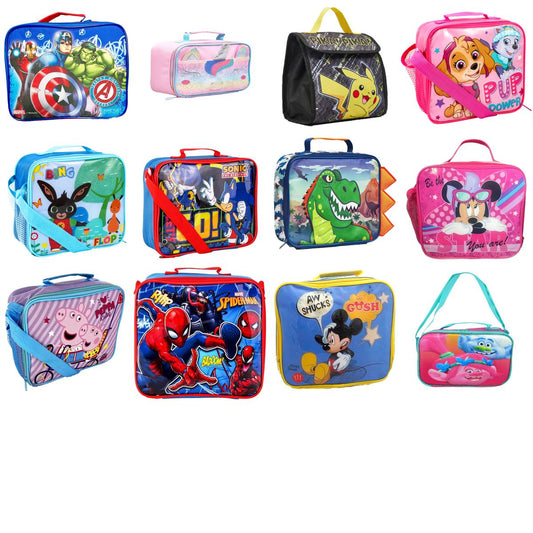 Kids’ Insulated Character Lunch Bag, Peppa Pig, Spider-Man, and many more.