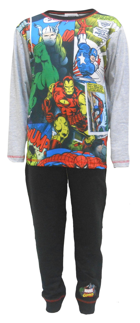 Marvel Comics "Comic Strip" Boys Pyjamas 4-8 Years