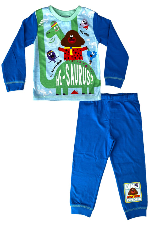 Hey Duggee Boy’s Pyjamas Long Sleeved, Cotton Rich, 18 Months -5 Years