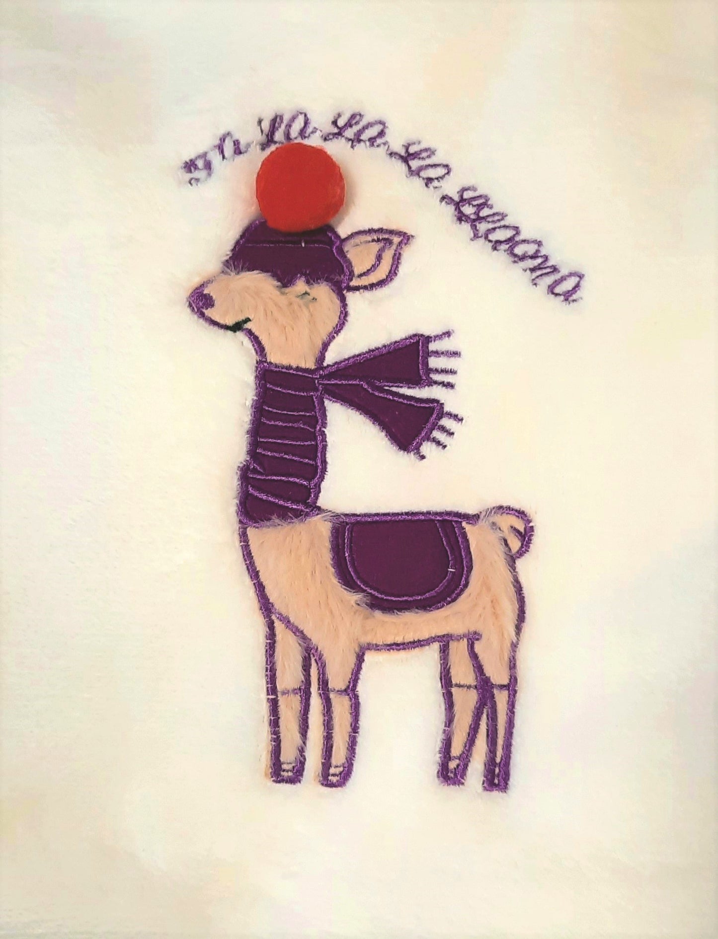 Girls Fa La La Llama Micro Fleece Pyjamas – Super Soft Winter Sleepwear