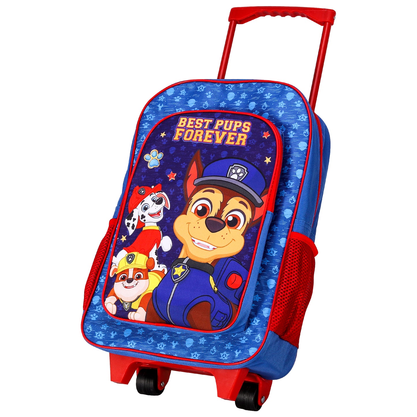 Paw Patrol Kids Wheeled Trolley Backpack Bag, Luggage Holidays, School