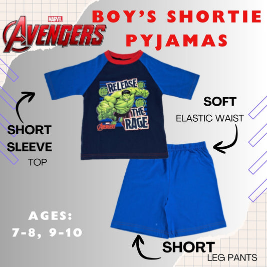 The Hulk "Release The Rage" Boys Shortie Pyjamas