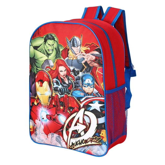 Marvel Avengers Boys Backpack School Bag 40cm – Mesh Pocket & Adjustable Straps
