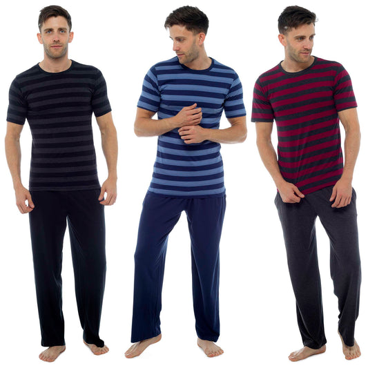 Tom Franks Striped Men's Two Piece Pyjama Set