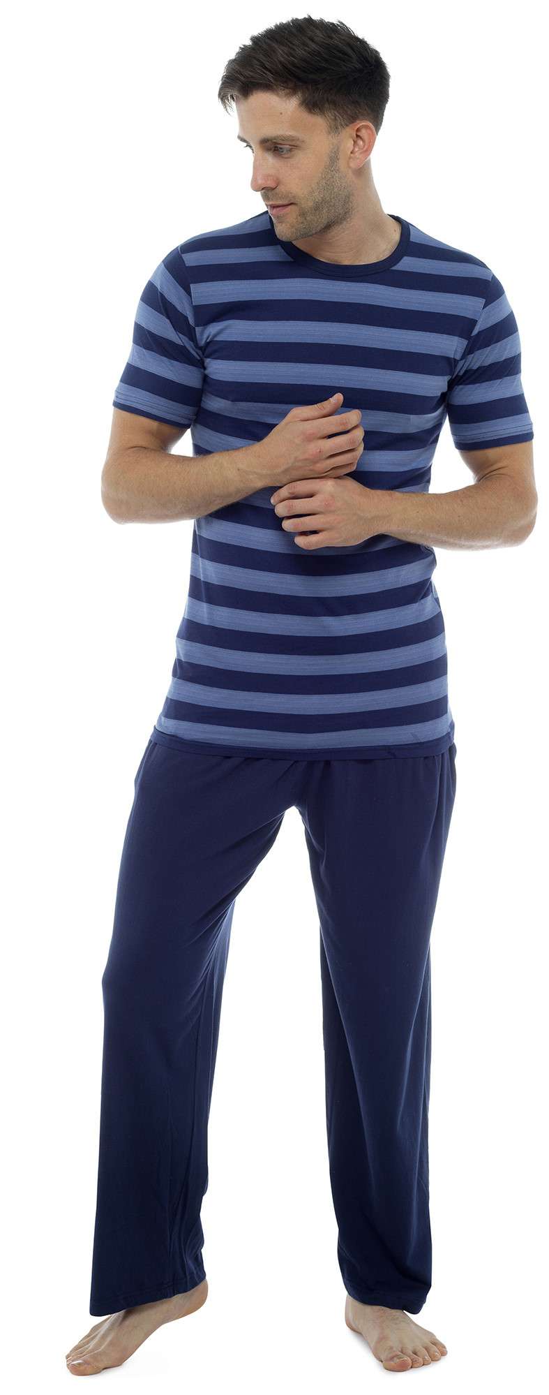 Tom Franks Striped Men's Two Piece Pyjama Set