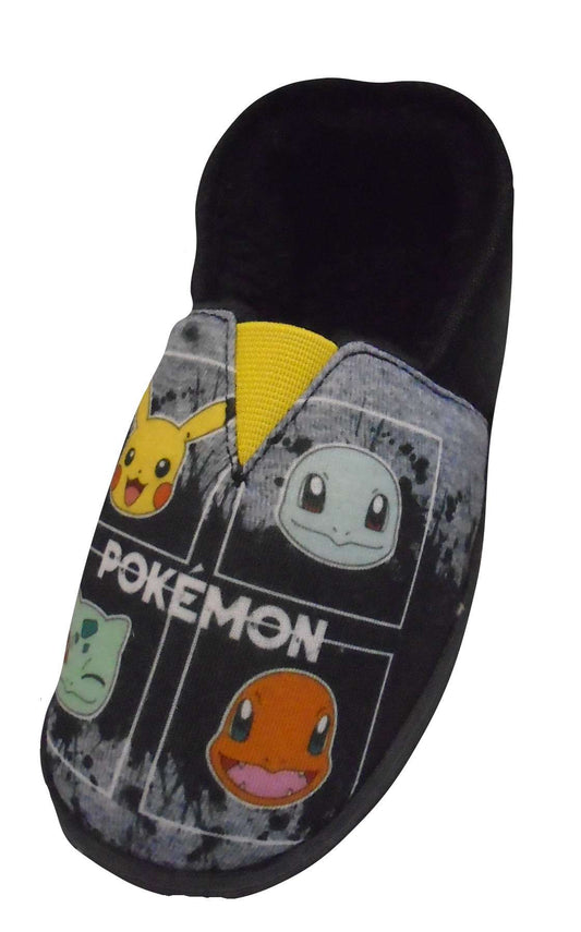 Pokemon "Faces" Boys Slippers