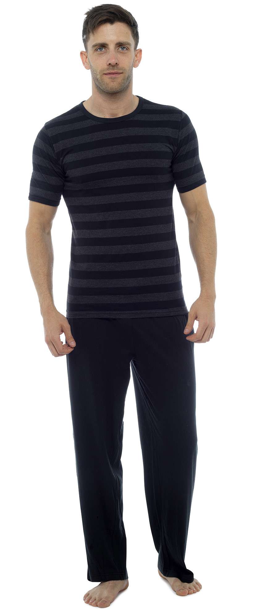 Tom Franks Striped Men's Two Piece Pyjama Set